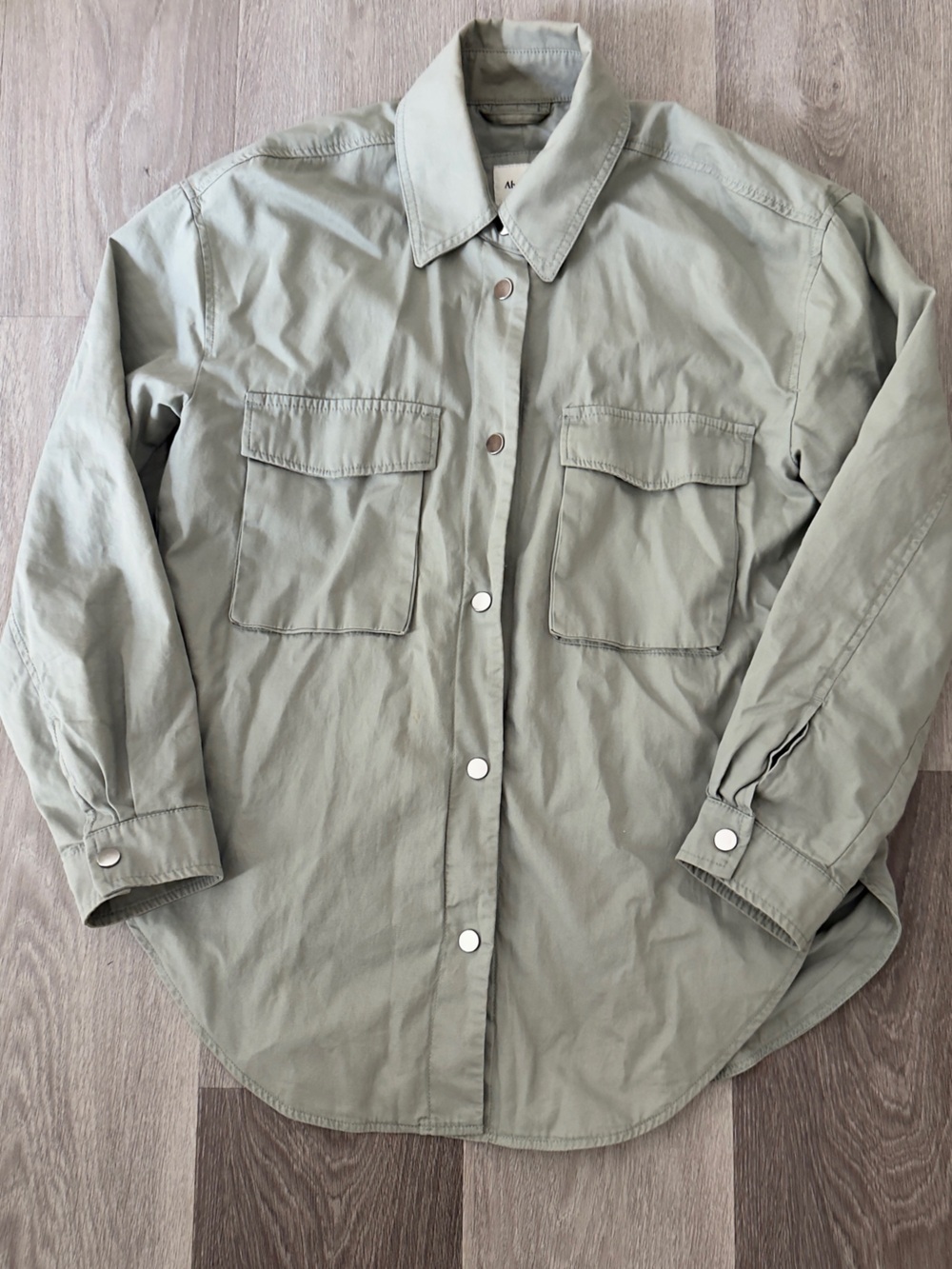 Abercrombie & Fitch women sage Shirt Jacket